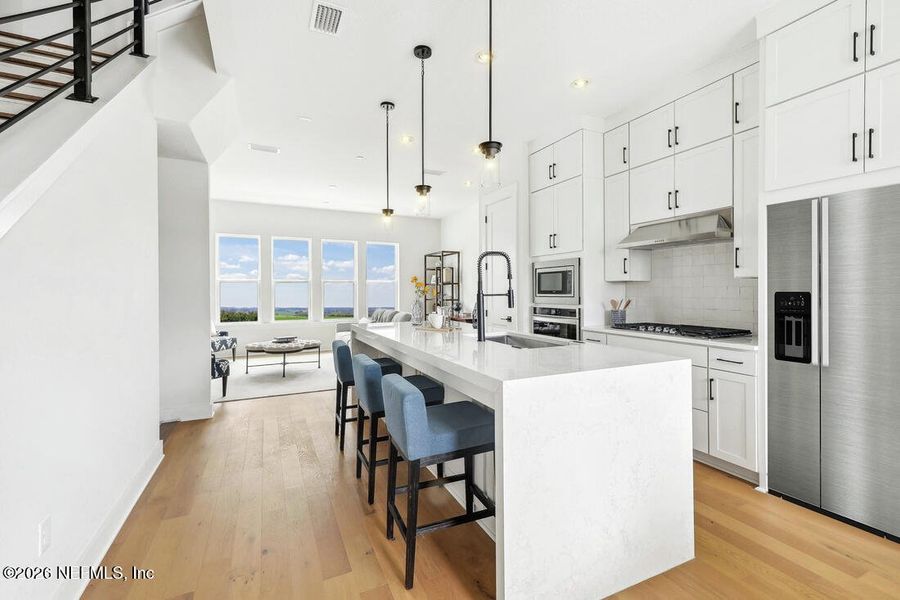 Furnished interior view inside a new home in , Jacksonville (Image 4).