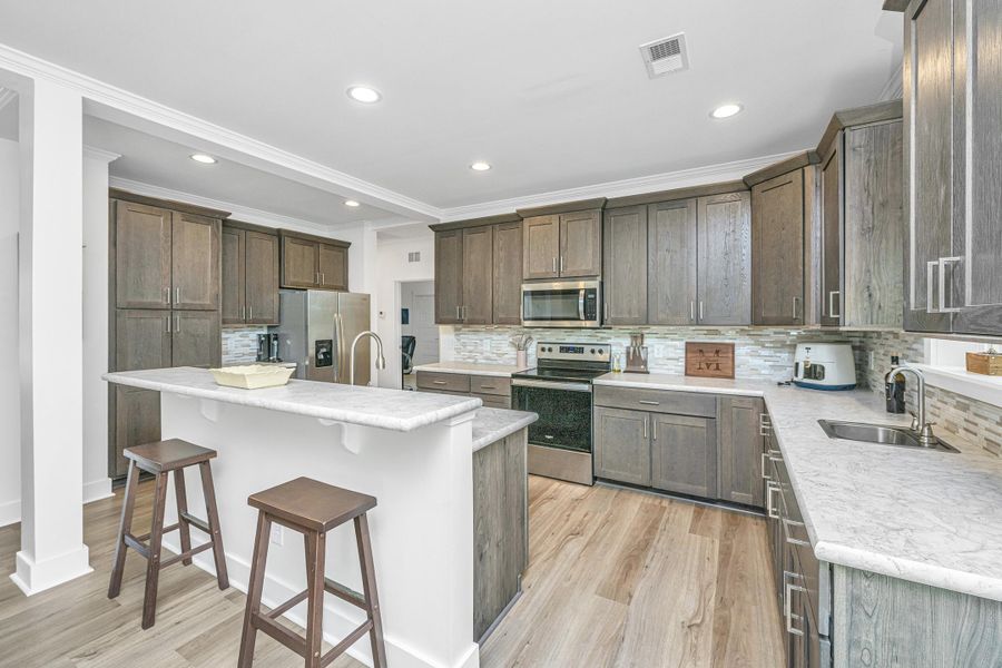 Furnished interior view inside a new home in , Cottageville (Image 7).