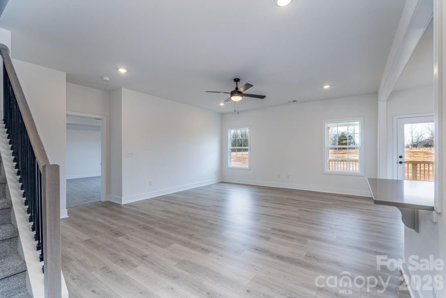 Spacious, unfurnished interior of a new home in McNeely Farms, Mount Ulla (Image 8).