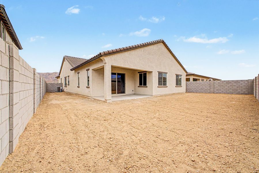 Exterior details and patio area of a home in Frontera, Surprise (Image 2). Exterior details and patio area of a home in Frontera, Surprise (Image 2).