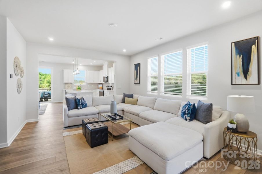 Furnished interior view inside a new home in Arbor Chase, Clover (Image 8).