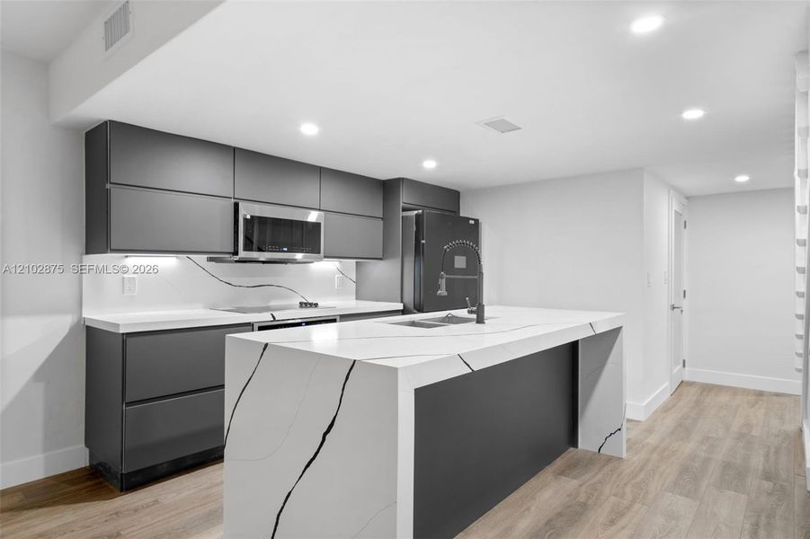 Furnished interior view inside a new home in , Miami Shores (Image 14). Furnished interior view inside a new home in , Miami Shores (Image 14).
