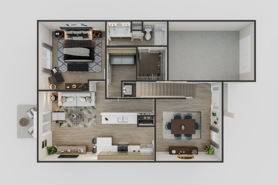 Image 35 representing the New Haven Town A by Ernest Homes in New Haven At Belmont Glen, Guyton, GA. Image 35 representing the New Haven Town A by Ernest Homes in New Haven At Belmont Glen, Guyton, GA.