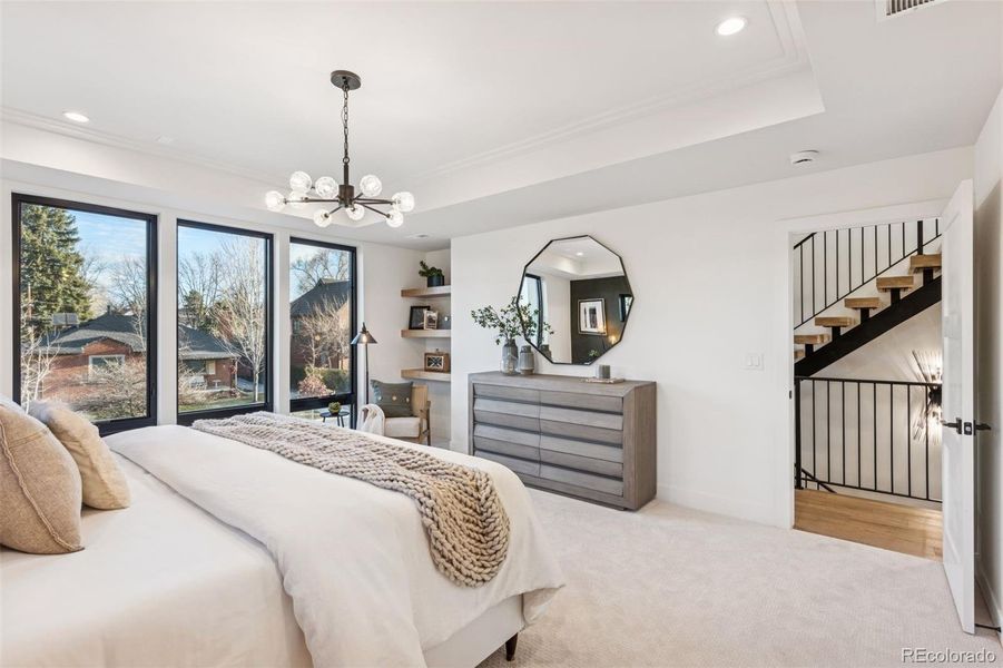 Furnished interior view inside a new home in , Denver (Image 15).