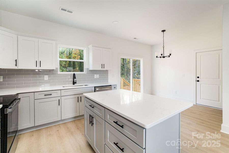 Furnished interior view inside a new home in , Conover (Image 8).