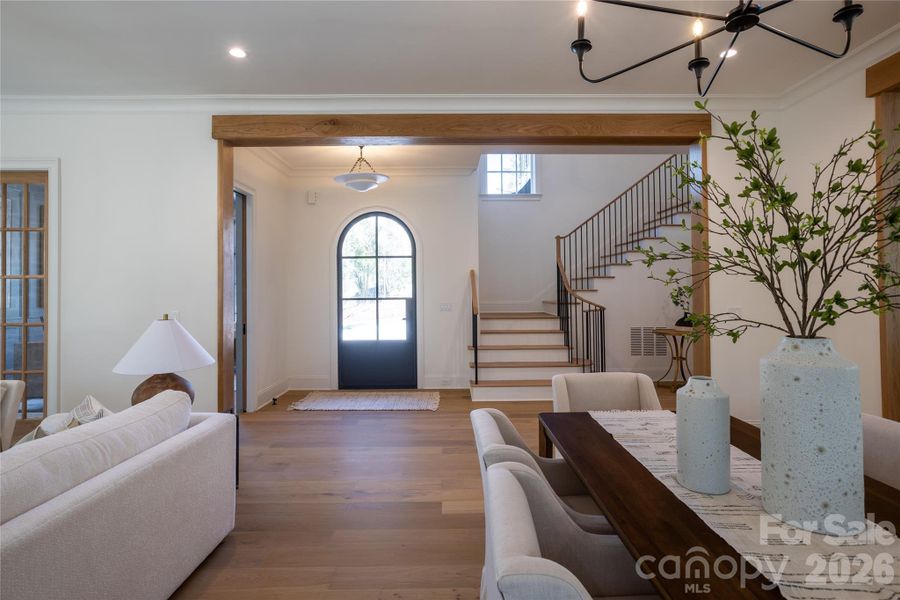 Furnished interior view inside a new home in , Charlotte (Image 11).
