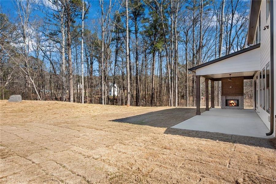 Exterior details and patio area of a home in , Hiram (Image 3). Exterior details and patio area of a home in , Hiram (Image 3).