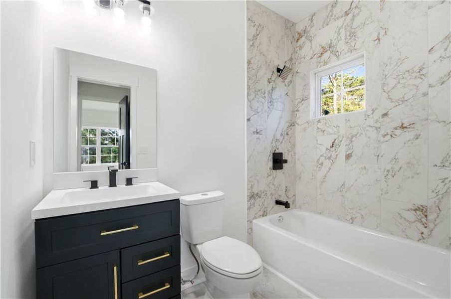 Furnished interior view inside a new home in , Atlanta (Image 13).