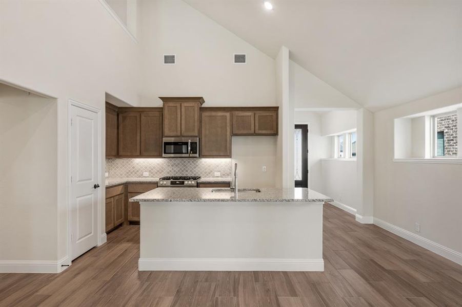 Furnished interior view inside a new home in Godley Ranch Classic, Godley (Image 13). Furnished interior view inside a new home in Godley Ranch Classic, Godley (Image 13).