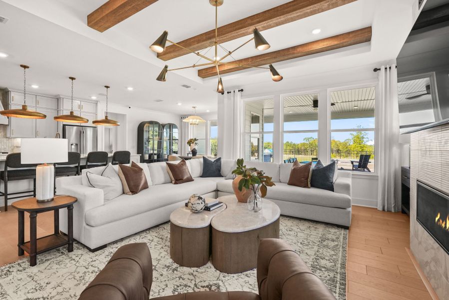 Representative furnished interior of a home built from the Renown by Del Webb in Del Webb Carolina Ridge, Midland (Image 20).