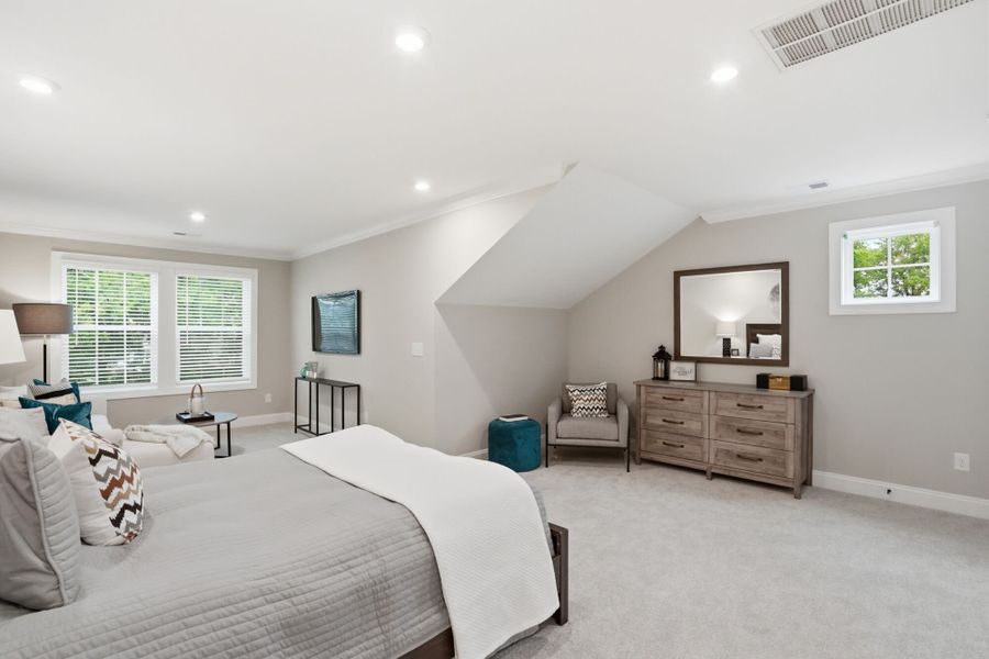 Furnished interior view inside a new home in The Townes at Wade Ardrey, Charlotte (Image 35). Furnished interior view inside a new home in The Townes at Wade Ardrey, Charlotte (Image 35).