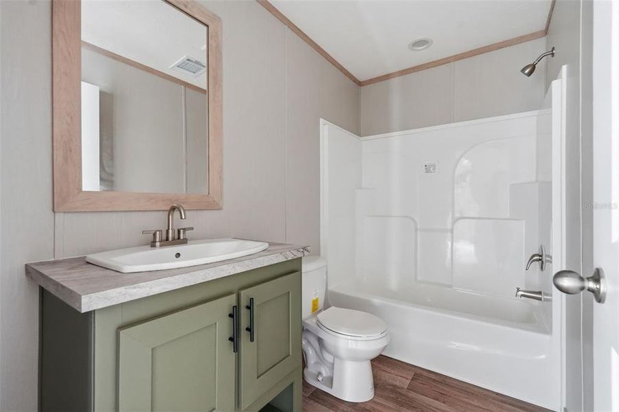 Furnished interior view inside a new home in , Williston (Image 7).