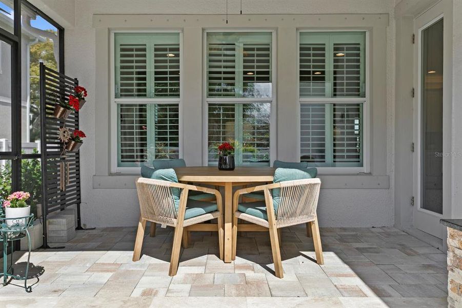 Exterior details and patio area of a home in , Tampa (Image 28). Exterior details and patio area of a home in , Tampa (Image 28).