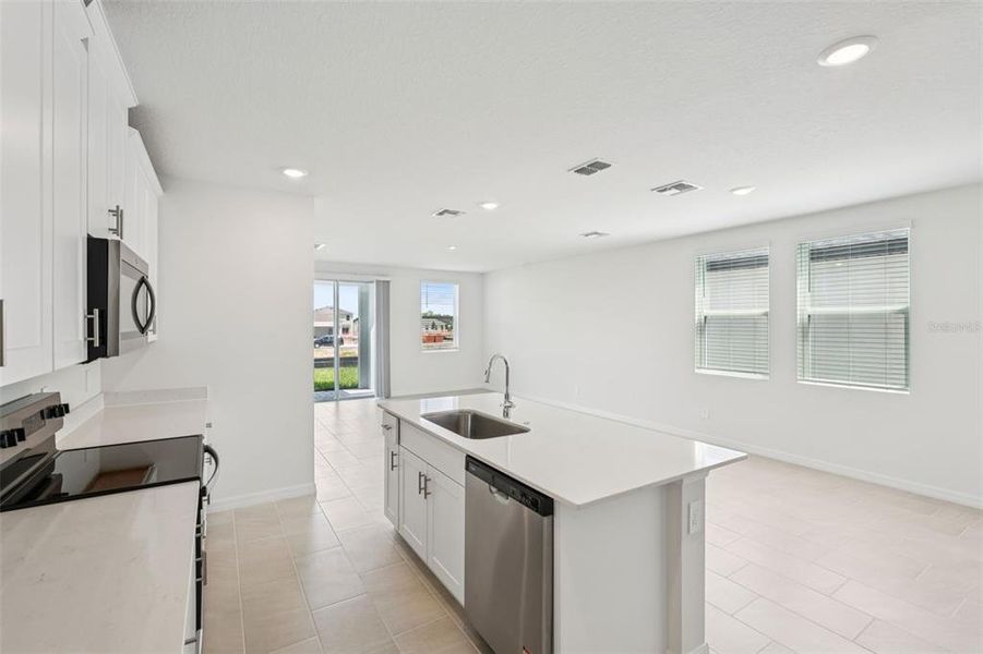 Furnished interior view inside a new home in Crosswinds - Classic Series, Haines City (Image 17).