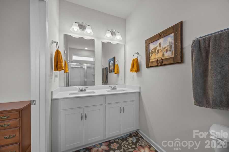 Furnished interior view inside a new home in Country Club Village, Salisbury (Image 27).