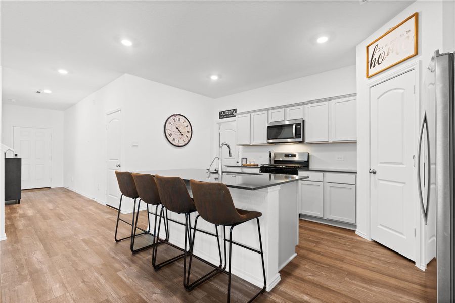 Furnished interior view inside a new home in , Willis (Image 18).