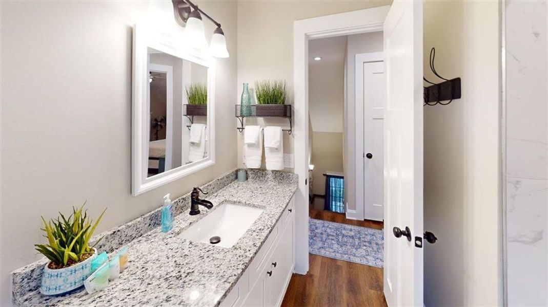 Furnished interior view inside a new home in , Cartersville (Image 7).