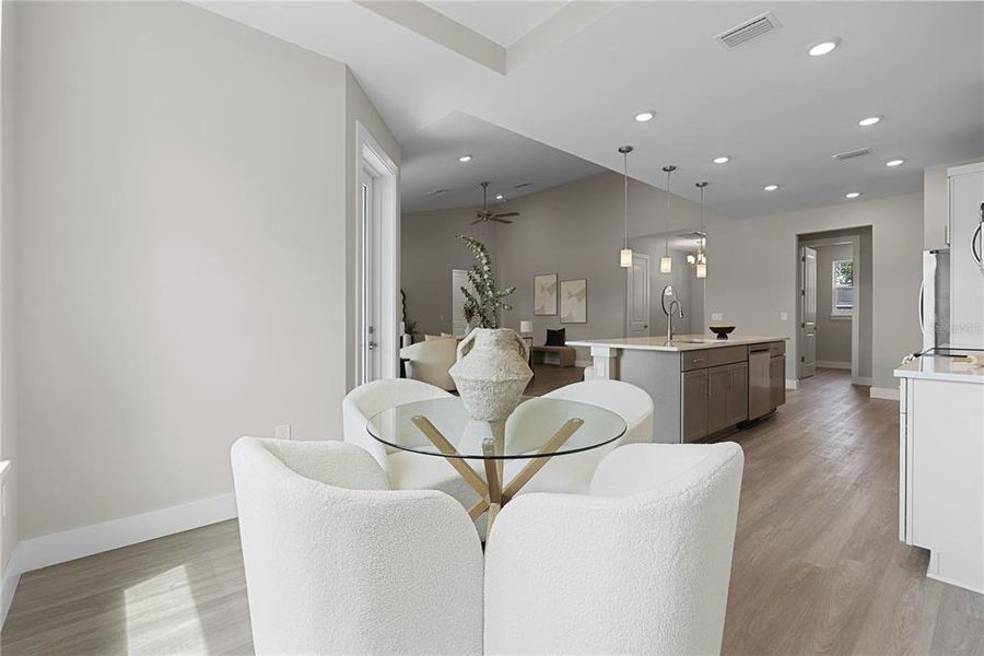 Furnished interior view inside a new home in , Orlando (Image 7). Furnished interior view inside a new home in , Orlando (Image 7).