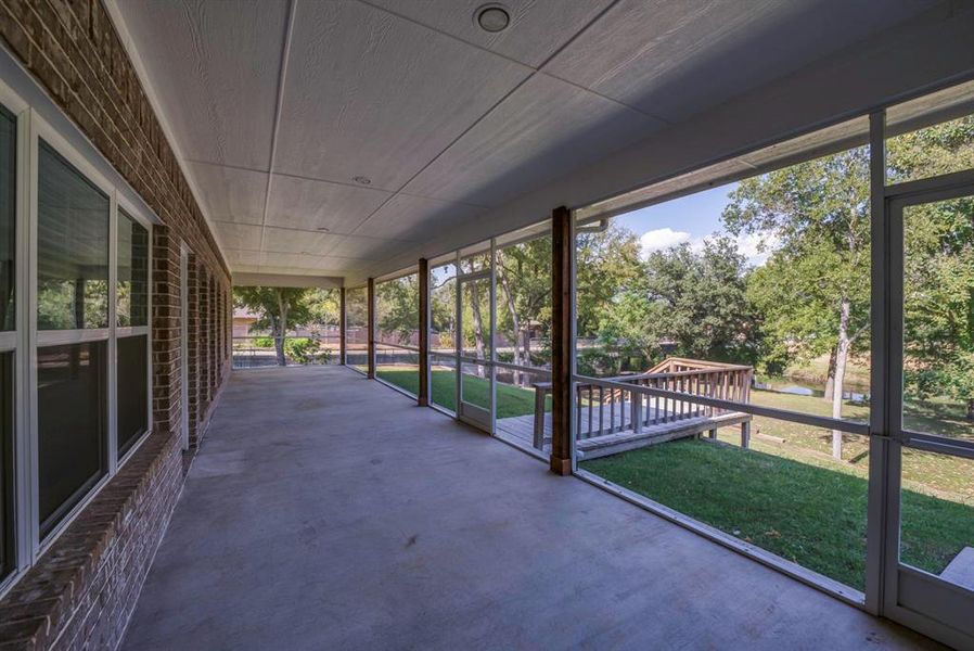 View of sunporch