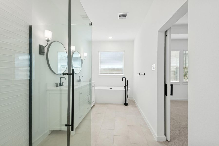 Furnished interior view inside a new home in Harvest Pointe, Needville (Image 6).