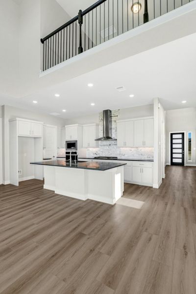 Furnished interior view inside a new home in Blackhawk, Pflugerville (Image 7).