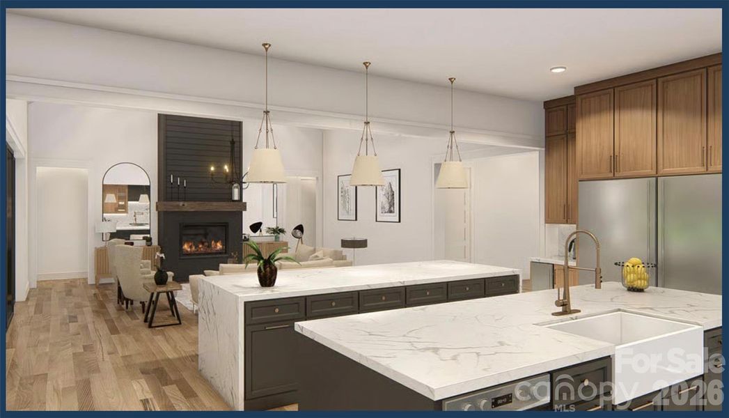 Furnished interior view inside a new home in , Marshville (Image 11).