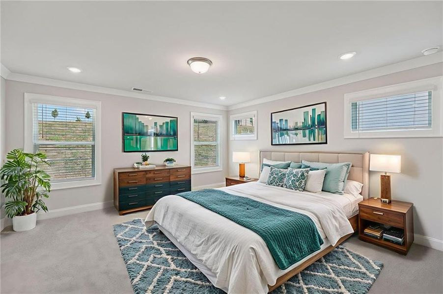 Furnished interior view inside a new home in Hemingway - Reserve Series, Cumming (Image 6).