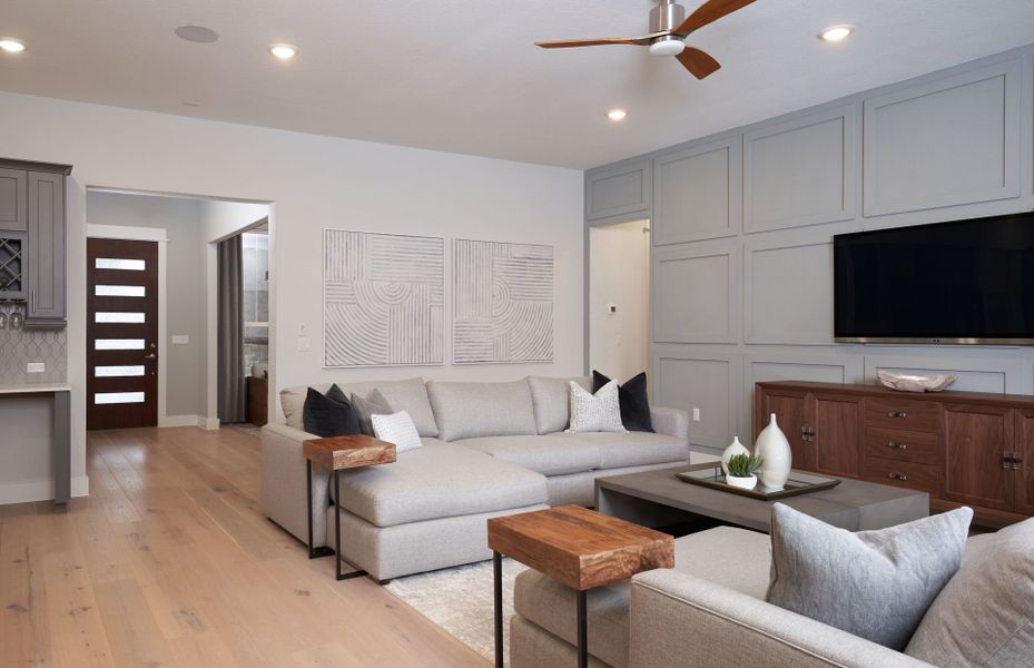 Representative furnished interior of a home built from the Stellar by Del Webb in Del Webb Austin at Lost Pines, Bastrop (Image 15). Representative furnished interior of a home built from the Stellar by Del Webb in Del Webb Austin at Lost Pines, Bastrop (Image 15).