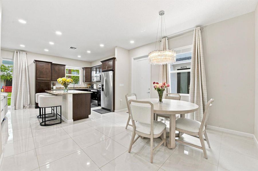 Kitchen and dining