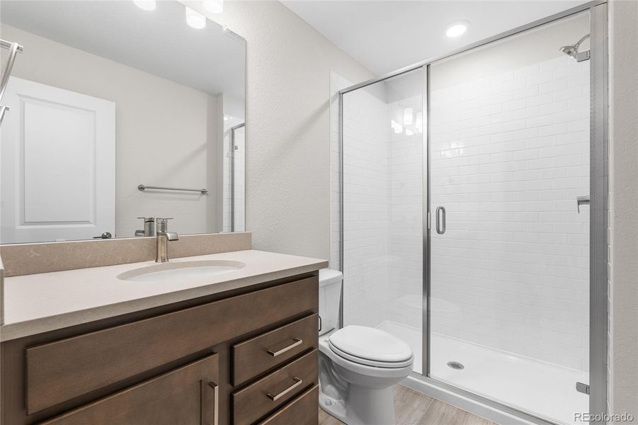 Furnished interior view inside a new home in Harvest Crossing, Aurora (Image 5).