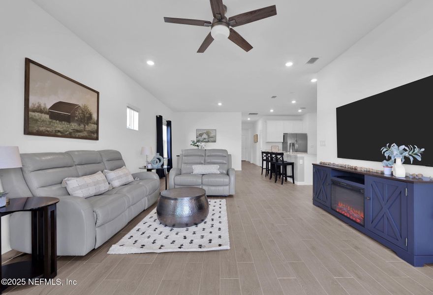 Furnished interior view inside a new home in , St. Johns (Image 16). Furnished interior view inside a new home in , St. Johns (Image 16).