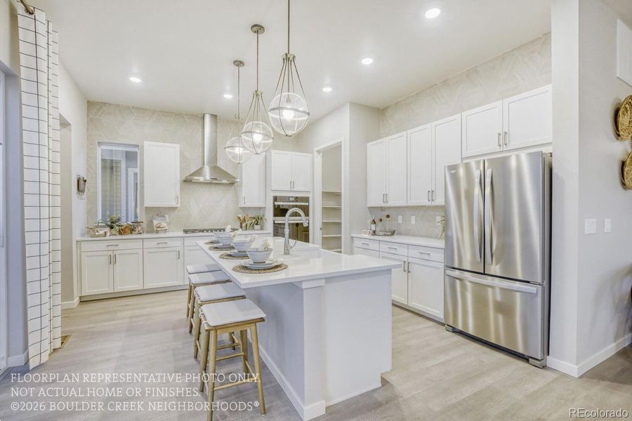 Furnished interior view inside a new home in , Fort Collins (Image 48).