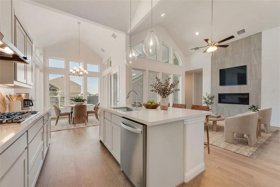 Furnished interior view inside a new home in Goodland in Prairie Ridge, Midlothian (Image 13).