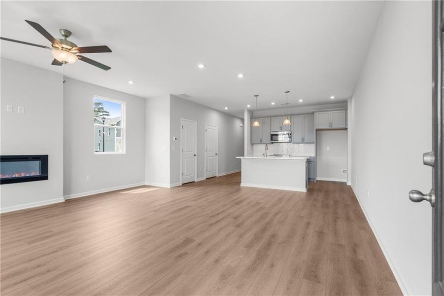 Spacious, unfurnished interior of a new home in Stegall Village, Cartersville (Image 12). Spacious, unfurnished interior of a new home in Stegall Village, Cartersville (Image 12).