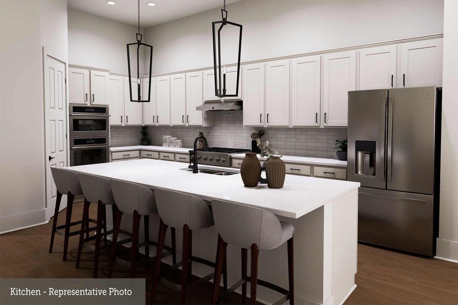 Representative furnished interior of a home built from the The Garland by David Weekley Homes in Audubon – Vision Collection, Magnolia (Image 6).