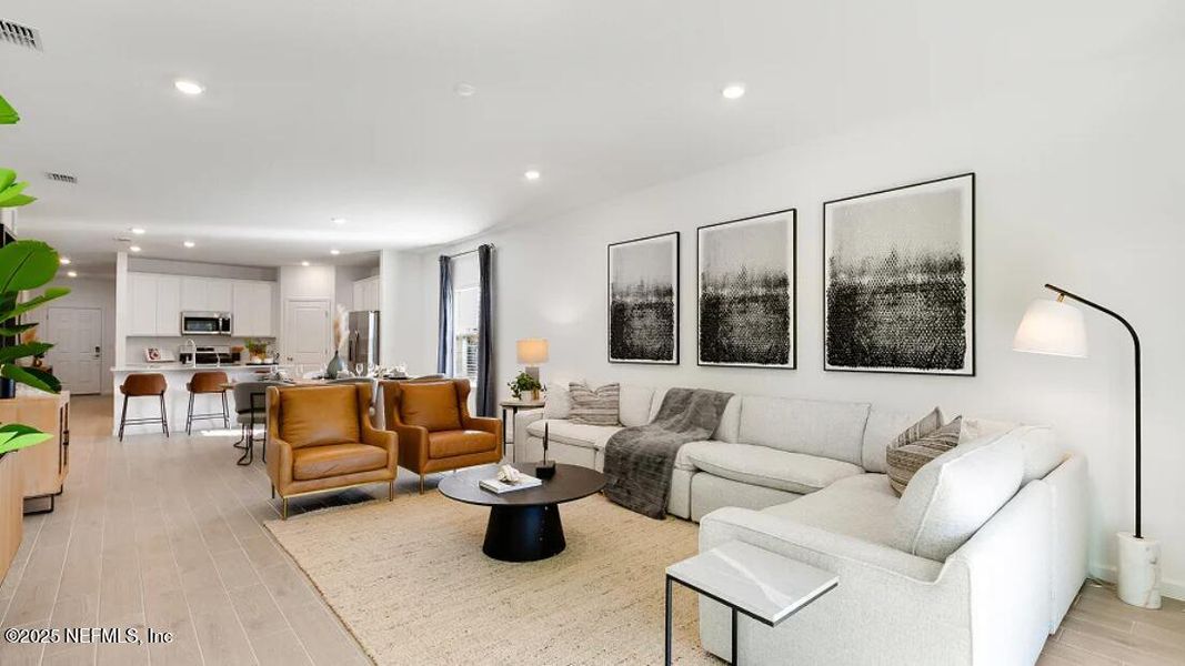Furnished interior view inside a new home in , Green Cove Springs (Image 7).