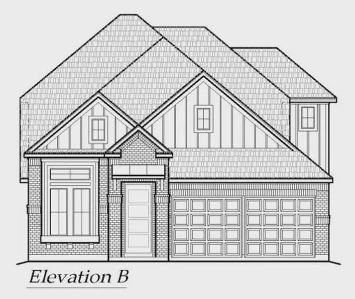 Exterior rendering of this home design in Avondale, Fate, TX (Image 3). Exterior rendering of this home design in Avondale, Fate, TX (Image 3).