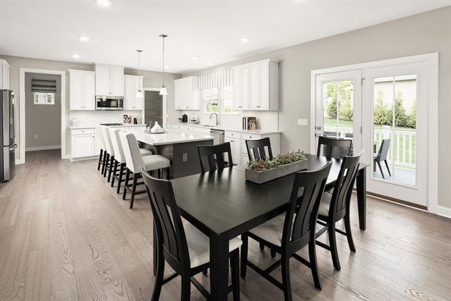 Representative furnished interior of a home built from the Corsica by Ryan Homes in Muirwood, Murfreesboro (Image 3).