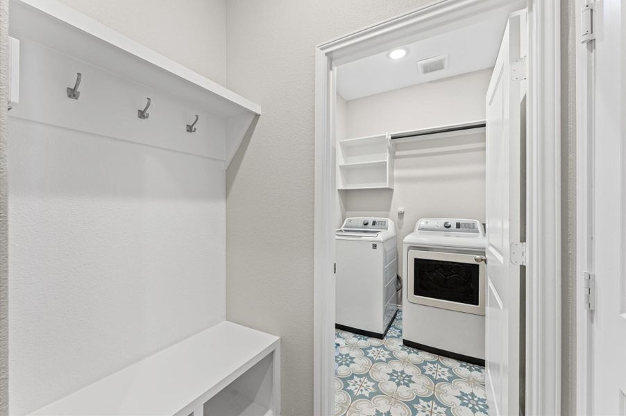 Furnished interior view inside a new home in The Trails, New Caney (Image 13). Furnished interior view inside a new home in The Trails, New Caney (Image 13).