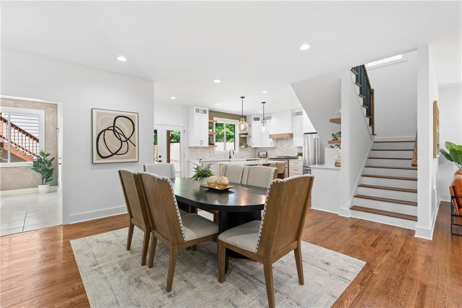 Furnished interior view inside a new home in , Atlanta (Image 18).
