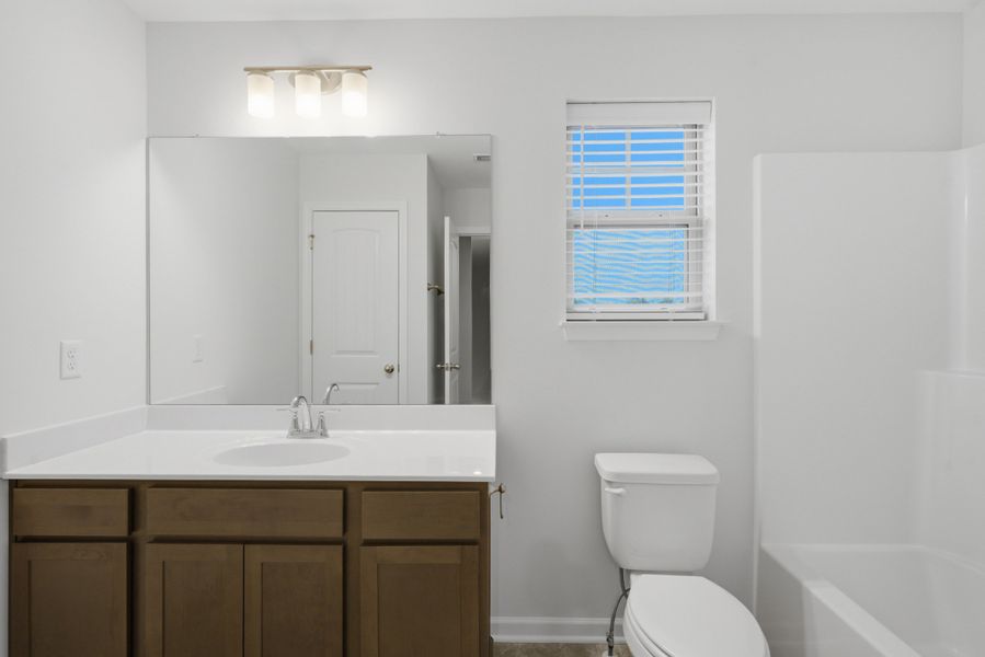 Furnished interior view inside a new home in Salem Landing, Rockvale (Image 12). Furnished interior view inside a new home in Salem Landing, Rockvale (Image 12).