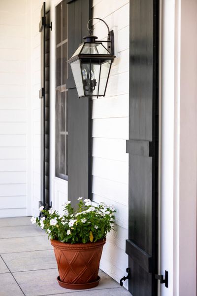 Exterior details and patio area of a home in , Elloree (Image 26).