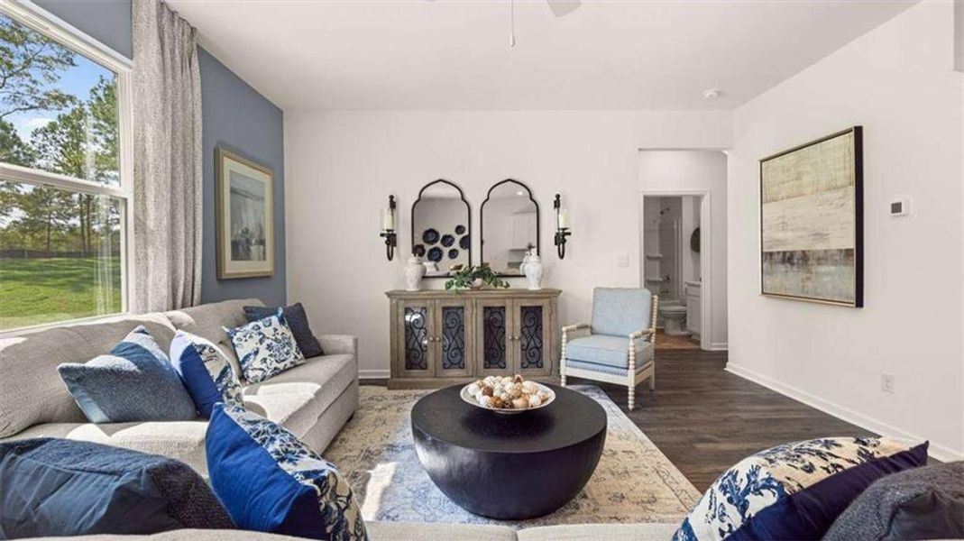 Furnished interior view inside a new home in Jackson Landing, Jefferson (Image 13). Furnished interior view inside a new home in Jackson Landing, Jefferson (Image 13).