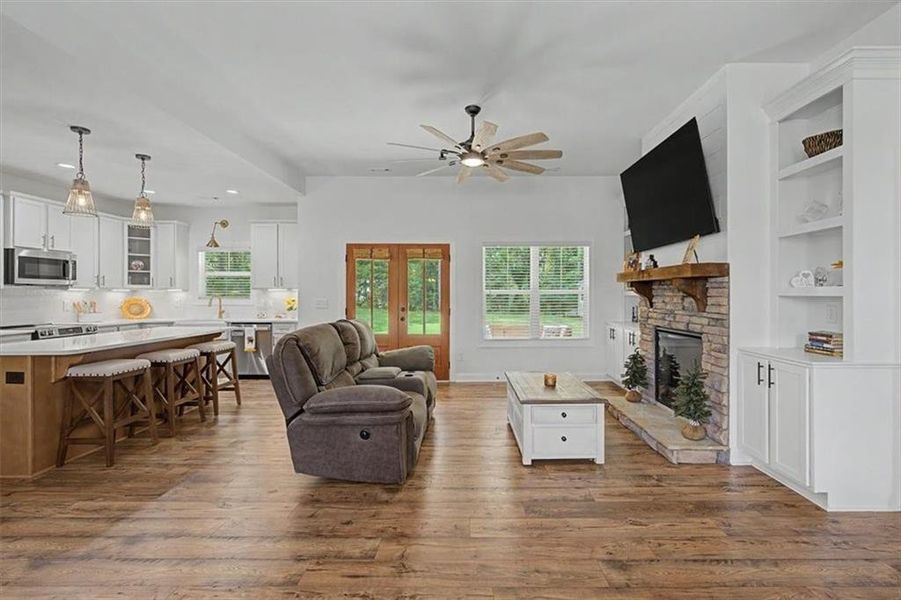 Furnished interior view inside a new home in , Rockmart (Image 8). Furnished interior view inside a new home in , Rockmart (Image 8).