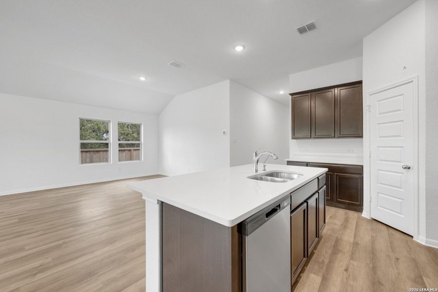 Furnished interior view inside a new home in Cinco Lakes, San Antonio (Image 12).