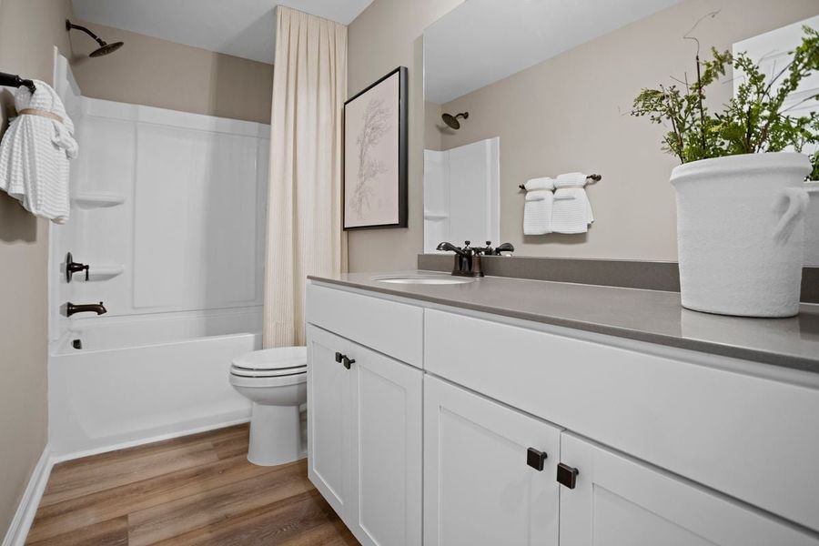 Extended vanity at bath 2 Extended vanity at bath 2