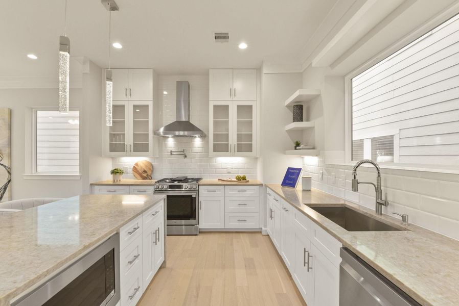 Furnished interior view inside a new home in , Houston (Image 5).