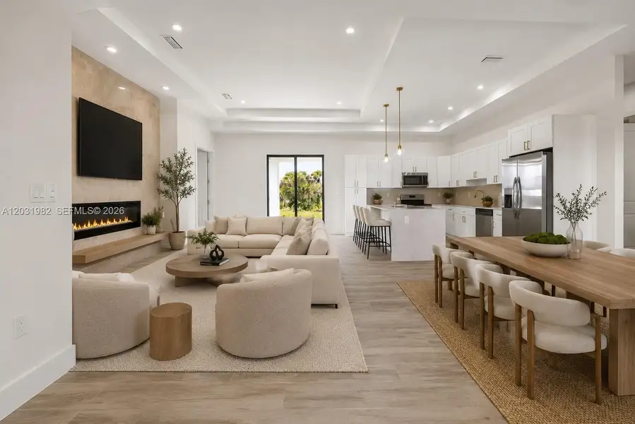 Furnished interior view inside a new home in , Naples (Image 3).