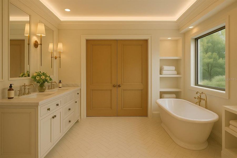 Furnished interior view inside a new home in , Winter Park (Image 9). Furnished interior view inside a new home in , Winter Park (Image 9).