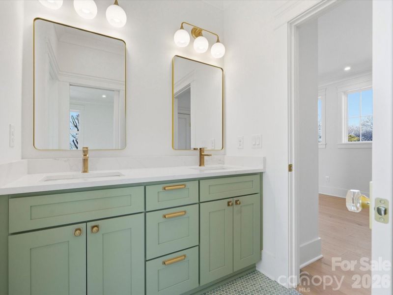 Furnished interior view inside a new home in , Charlotte (Image 37).